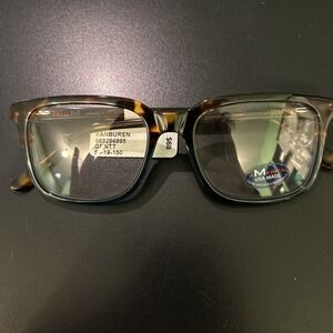 M America Vanburen GRNTT Tortoise Eyeglass Frames 54-19-150 NWT